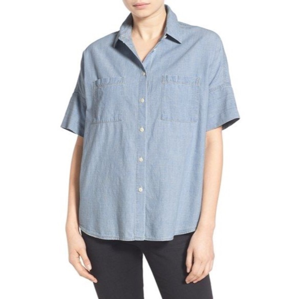 Madewell courier chambray shirt